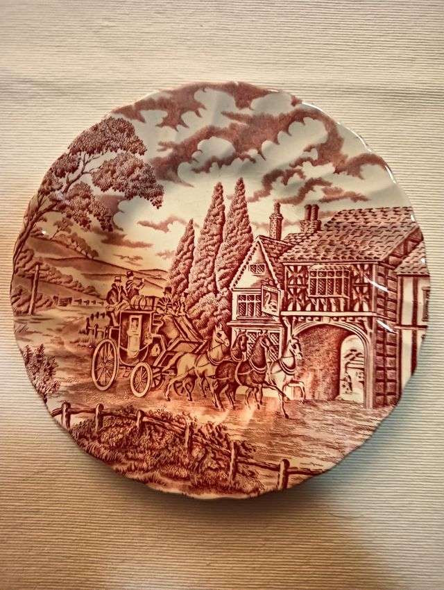 Piatto decorativo antico Myott 'Royal Mail'