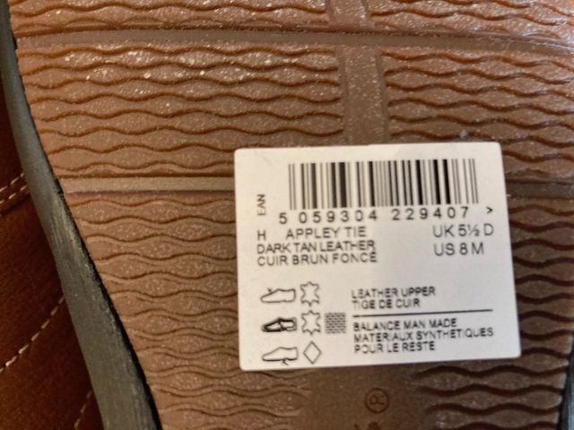 Sneakers Clarks, mai indossate, pelle. Taglia 39