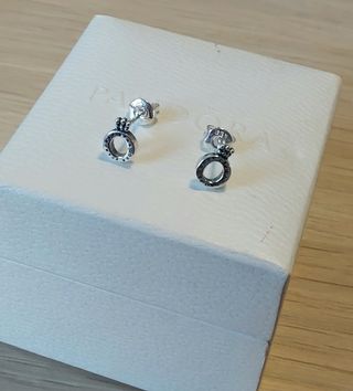 Pendientes Pandora corona Logo.Oferta sólo hoy