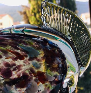 Pesce cristallo Murano 1960