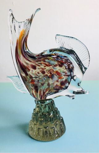 Pesce cristallo Murano 1960