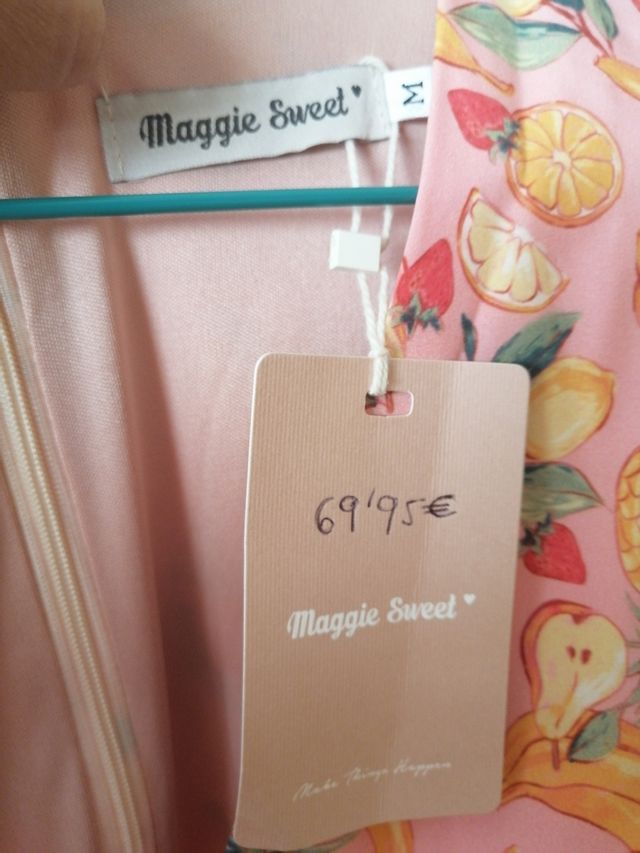 Vestido Ameli fritas volantes