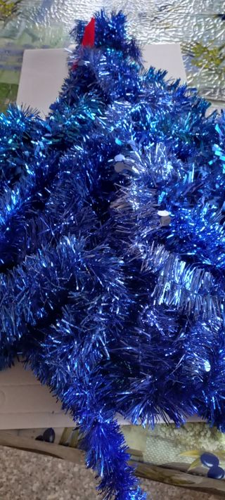 Festoni natalizi blu