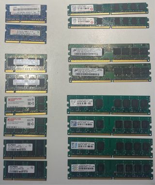 Banchi di ram ddr2 e ddr3 per desktop e portatile