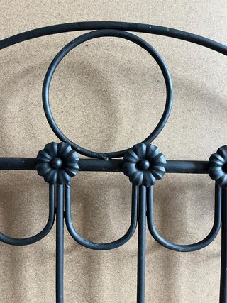 Cabecero hierro forjado FLOR 90 