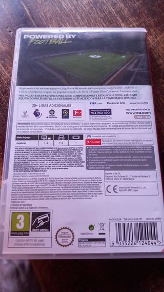 Fifa 22 Nintendo Swich 