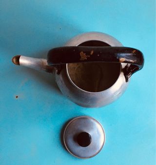 Teiera vintage 1950 alluminio