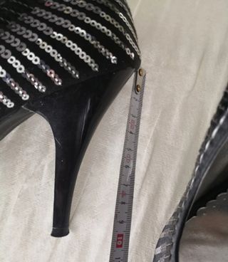 Zapatos de vestir lentejuelas talla 39. 