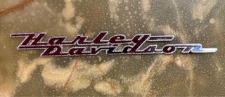 Stemmi da serbatoio vintage e rari Harley Davidson