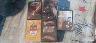 DVDs de grupos, música...