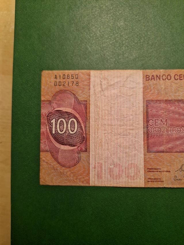 Banconota 100 Cruzeiros Brasile