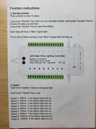 Controllo della luce delle scale