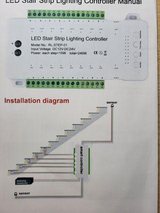 Controllo della luce delle scale