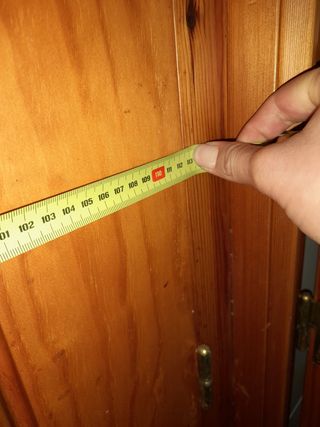 Puertas macizas madera pino cristalera