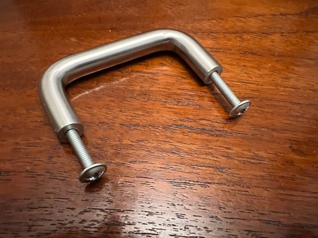 10 Tiradores acero inoxidable cajones