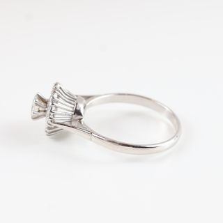 Anillo roseta vintage oro con brillantes