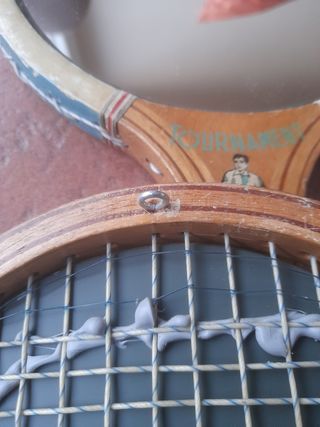 Raquetas de tenis antiguas