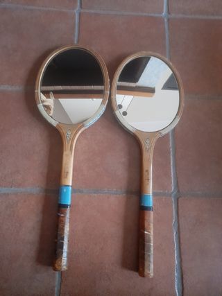 Raquetas de tenis antiguas