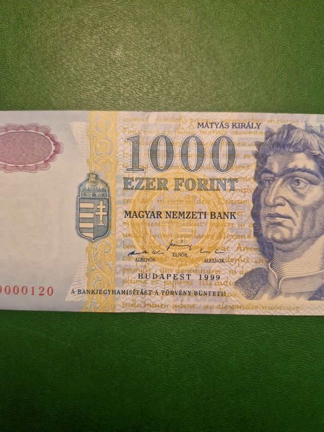 Banconota 1000 Forint Ungheria