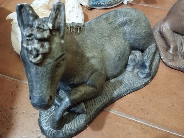 5 Figuras Portal de Belén artesanales.