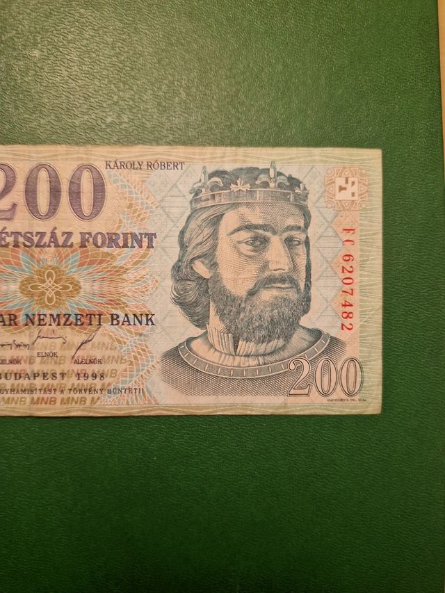 Banconota 200 Forint Ungheria
