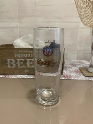 Vaso cerveza Budweiser