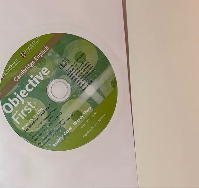 Libros Objective First de Cambridge