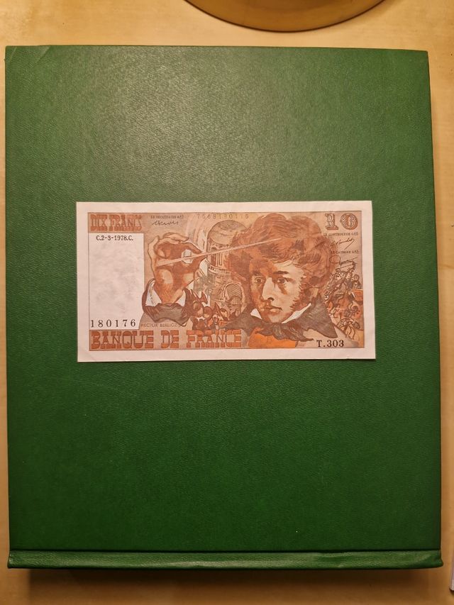 Banconota 10 Franchi 1978 Francia