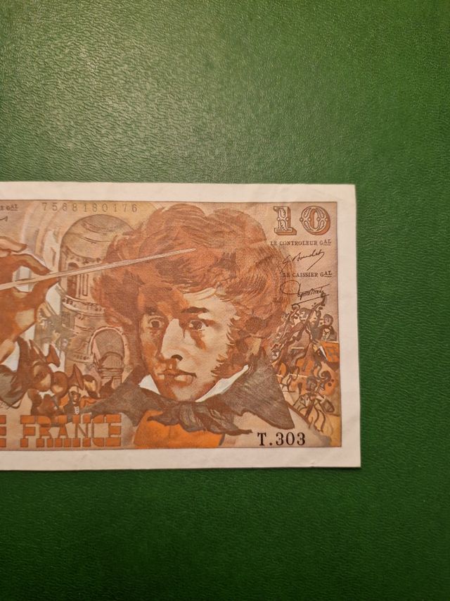 Banconota 10 Franchi 1978 Francia