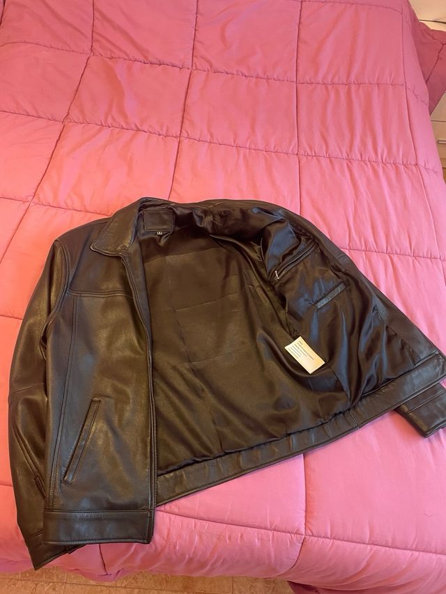 Cazadora piel hombre 