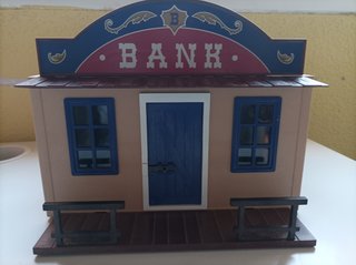 Maletín Banco y Sheriff Playmobil