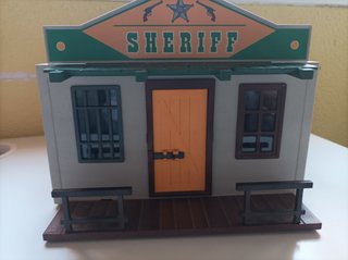 Maletín Banco y Sheriff Playmobil