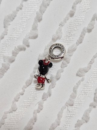 Charm plata colgante Minnie Mouse