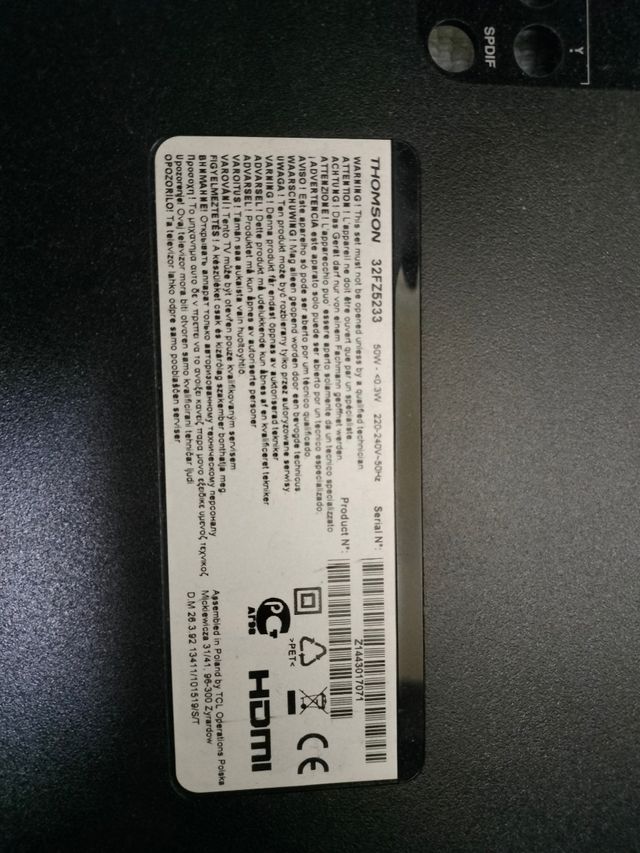 scheda di alimentazione TV