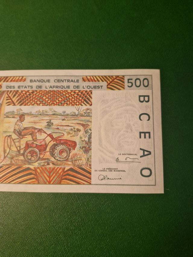 Banconota 500 Franchi Africa Ovest