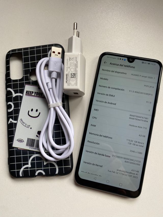 Telefono cellulare Huawei 128 Gbs come nuovo. 2020