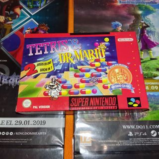 tetris dr mario snes nuevo