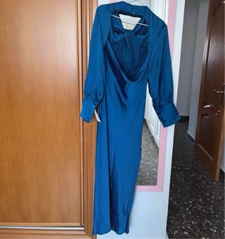 Vestido azul fiesta
