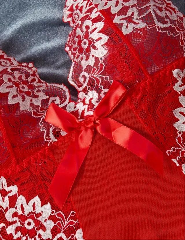 Vestido De Lencería con tanga