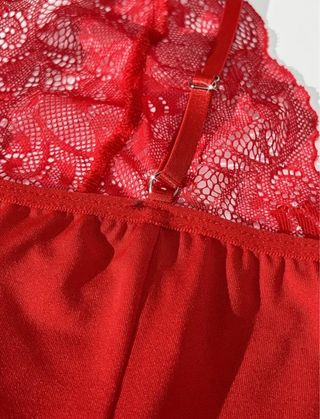 Vestido De Lencería con tanga