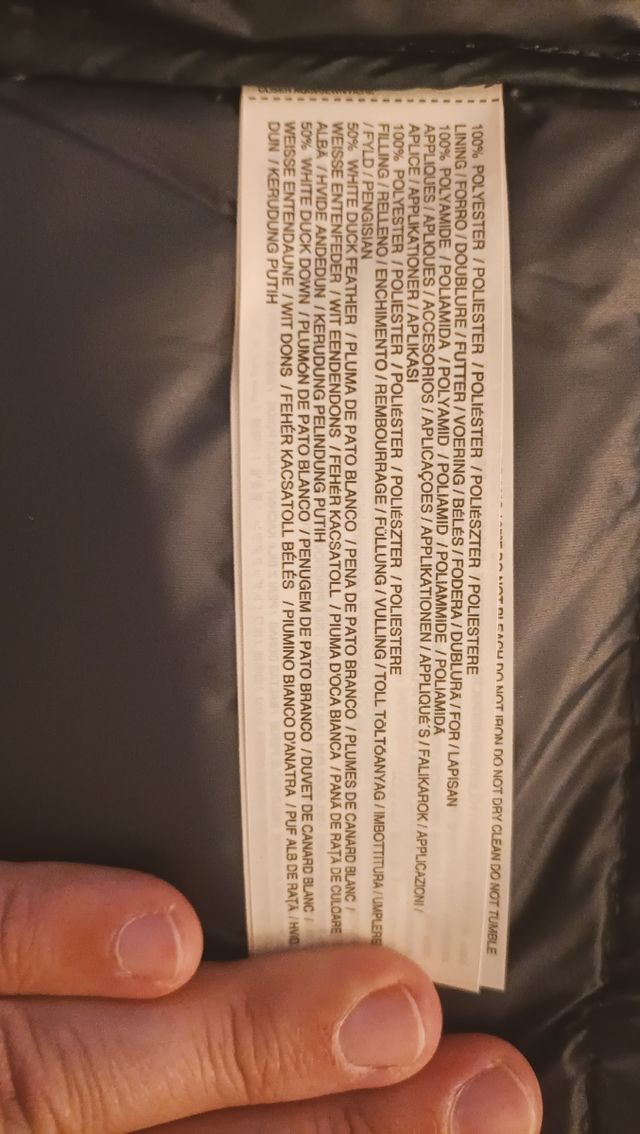 CHALECO ACOLCHADO MANGO