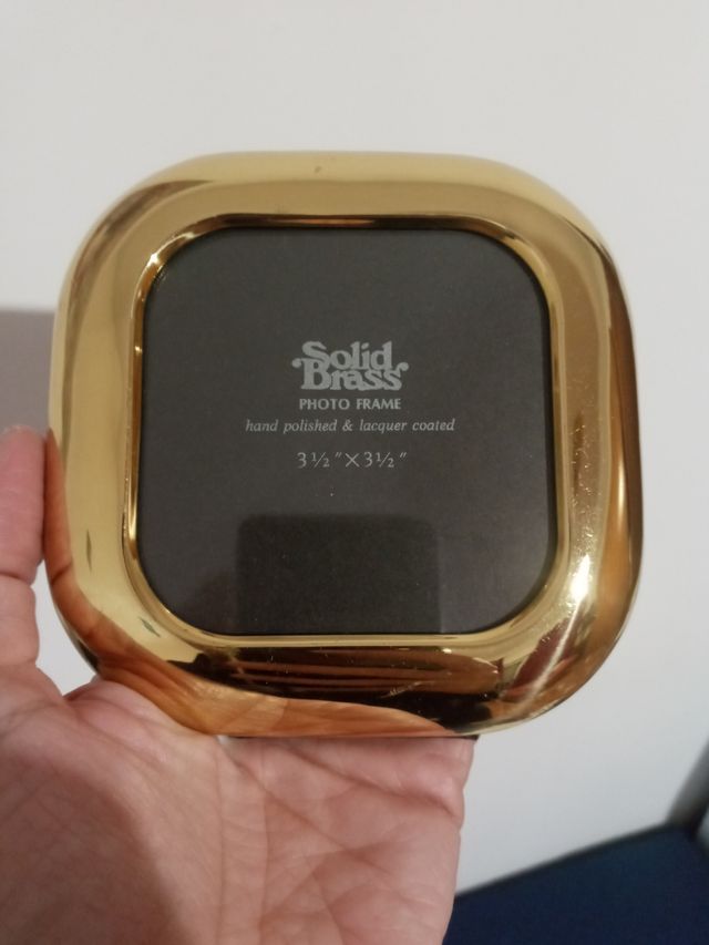 Cornice portafoto color oro