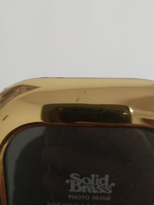 Cornice portafoto color oro