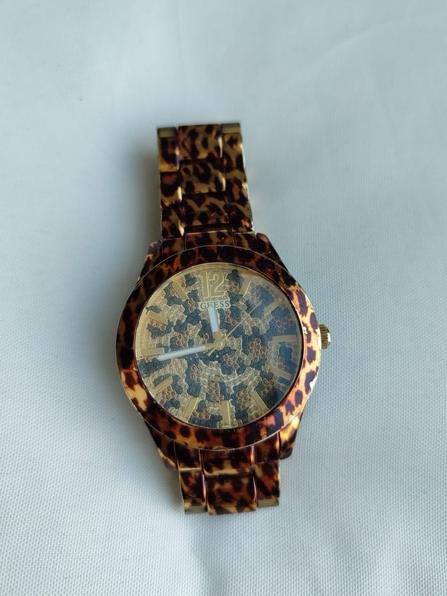 RELOJ GUESS LEOPARDO