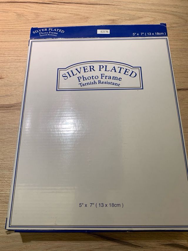 Cornice Argento e Legno