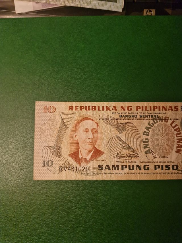 Banconota 10 Piso Filippine