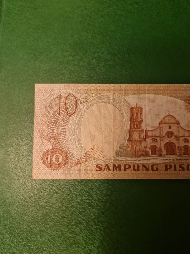 Banconota 10 Piso Filippine