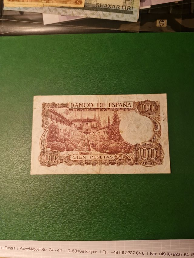 Banconota 100 Pesetas Spagna