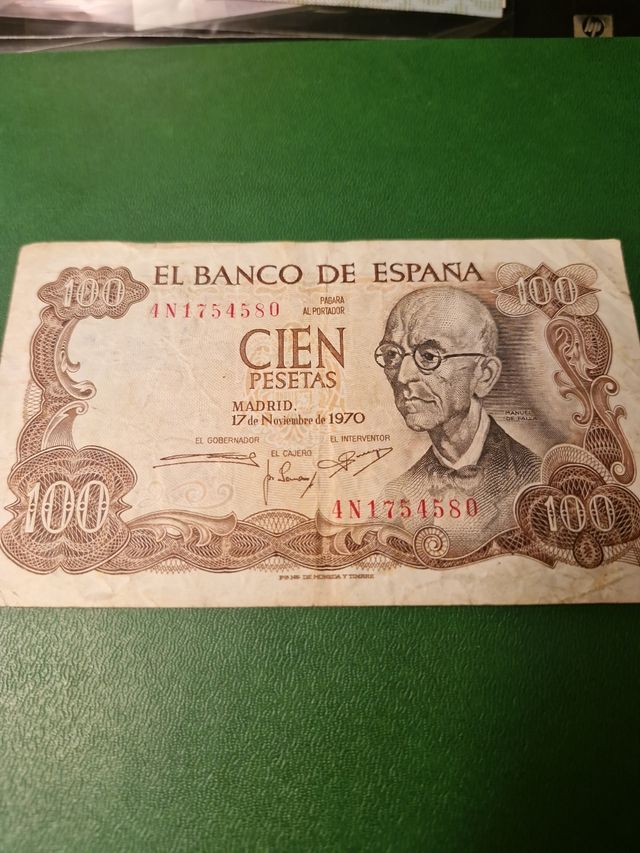 Banconota 100 Pesetas Spagna