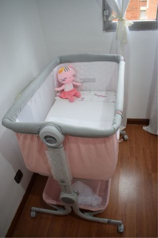 Cuna colecho Comfy rosa